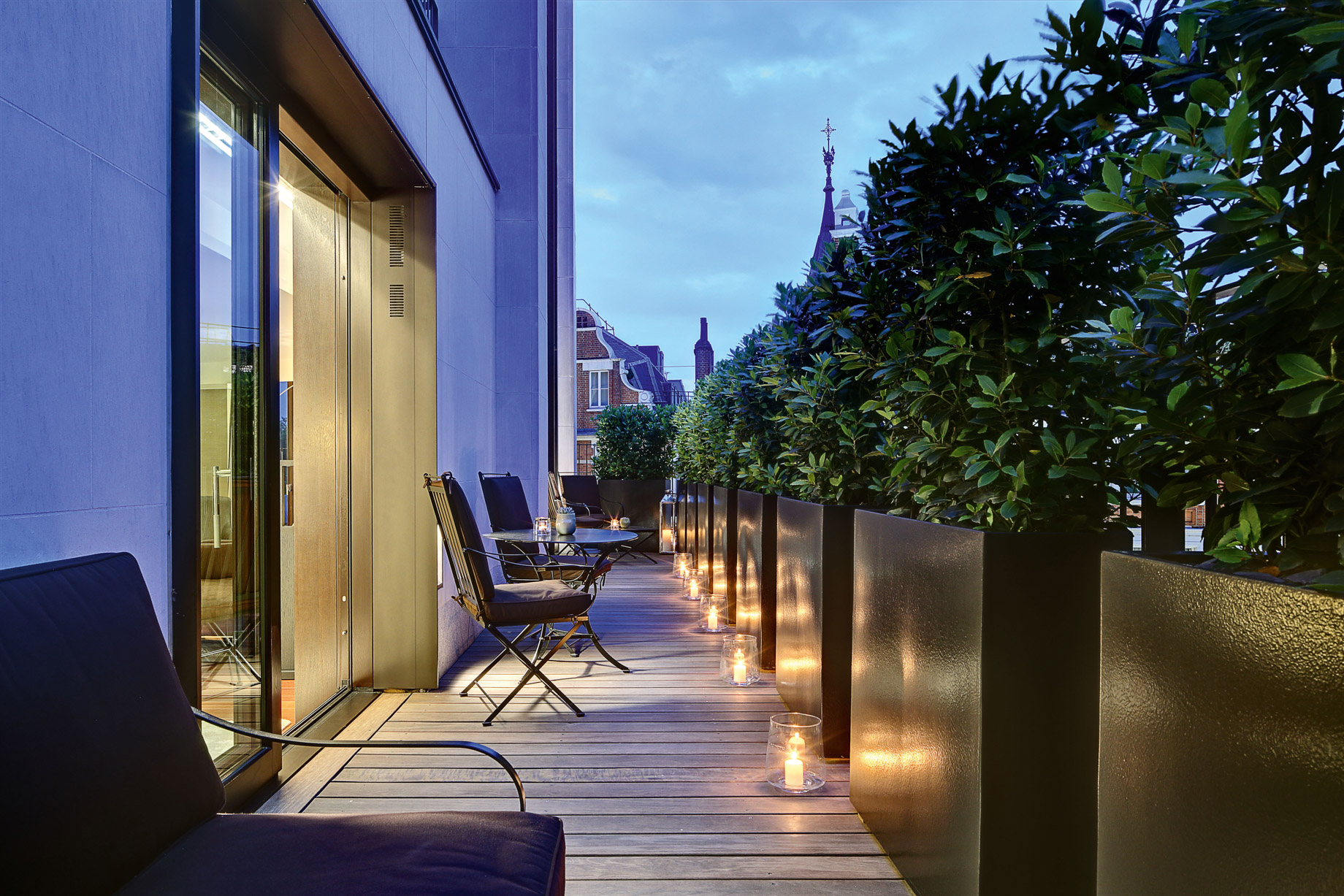 Bvlgari Hotel London – Knightsbridge, London, UK – Exterior Deck Terrace