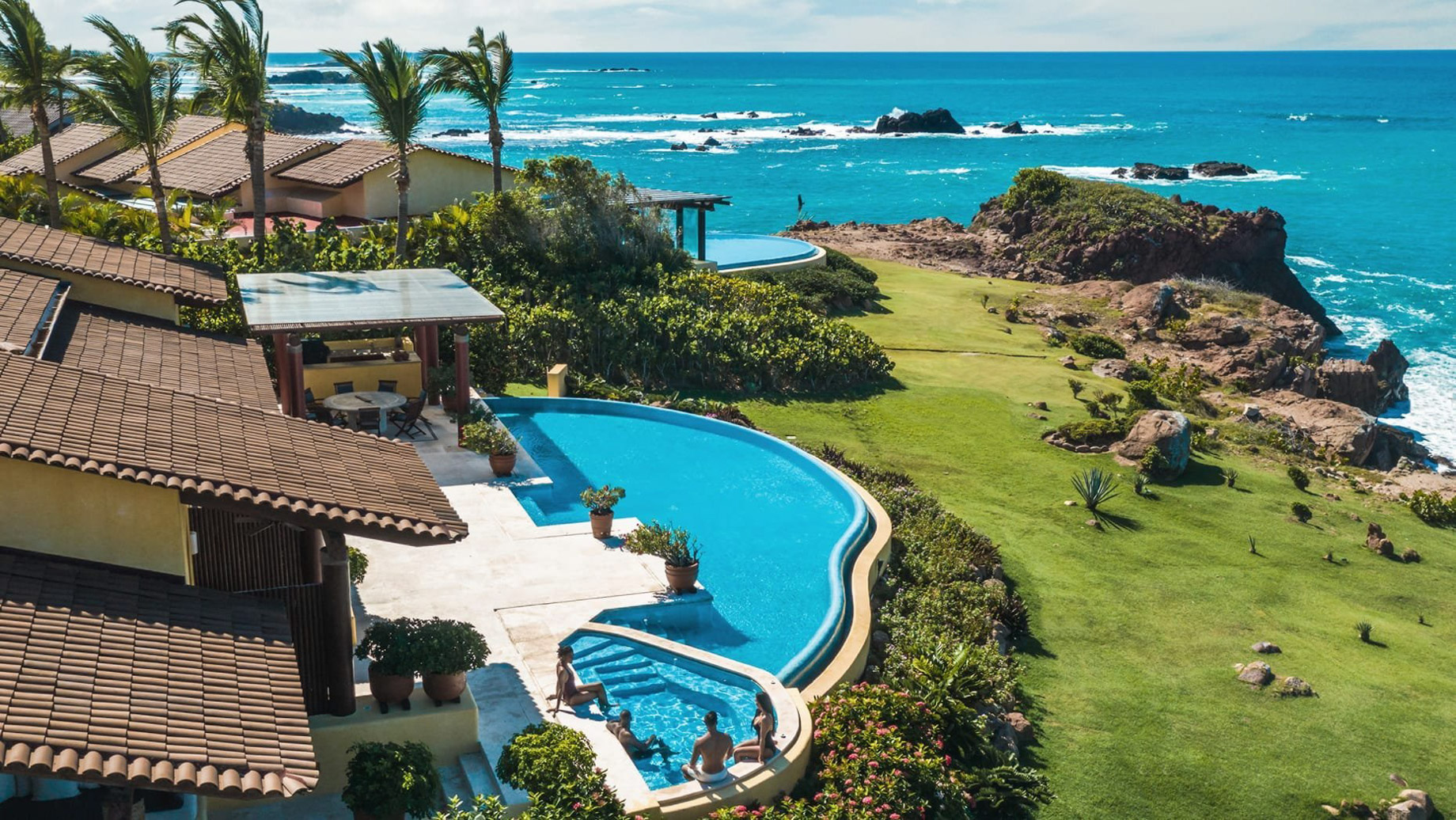 Four Seasons Resort Punta Mita – Nayarit, Mexico – Cielo Oceanfront Villa Pool Aerial