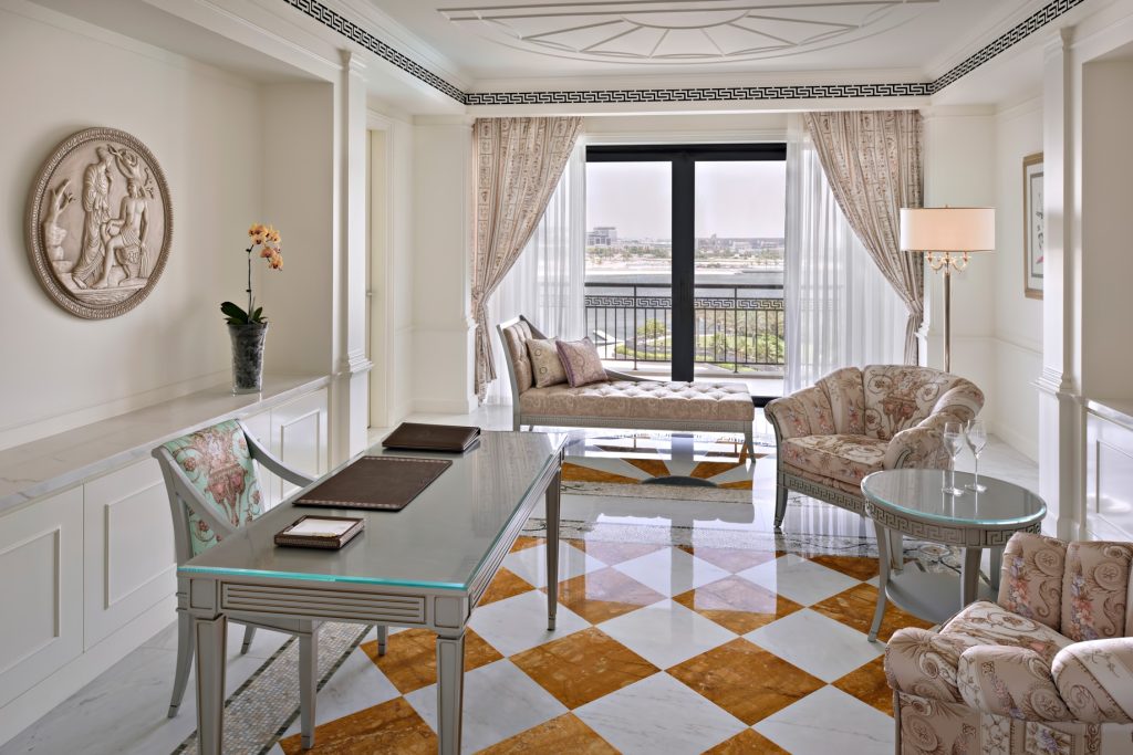 Palazzo Versace Dubai Hotel - Jaddaf Waterfront, Dubai, UAE - 4 Bedroom Residence Study