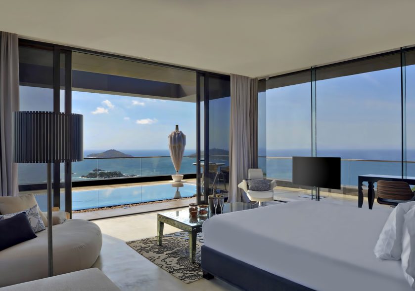 Six Senses Zil Pasyon Resort - Felicite Island, Seychelles - Private Four Bedroom Residence Master Bedroom View