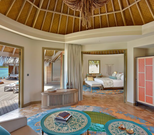The Nautilus Maldives Resort - Thiladhoo Island, Maldives - Ocean Residence Living Room