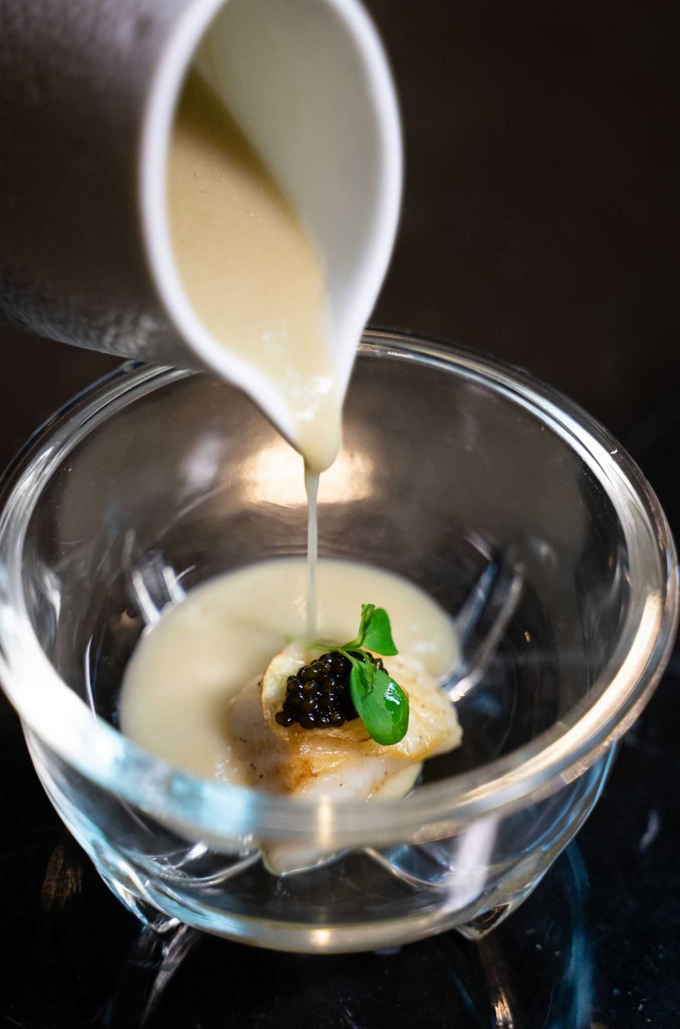 The St. Regis Macao Hotel - Cotai, Macau SAR, China - Giraldo Bacalhau with Baikai Baeri Caviar