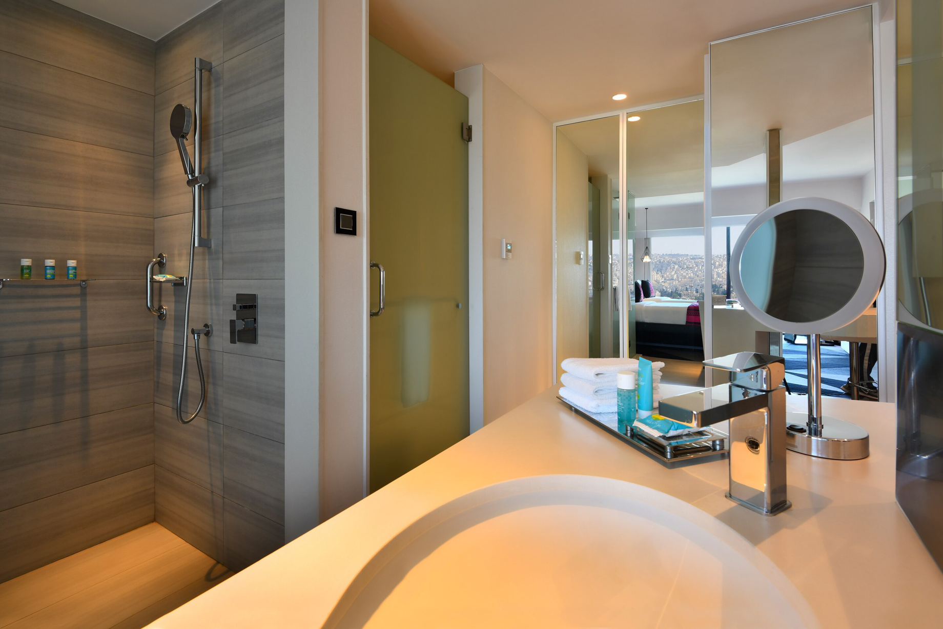 W Amman Hotel – Amman, Jordan – Wonderful Bathroom Vanity
