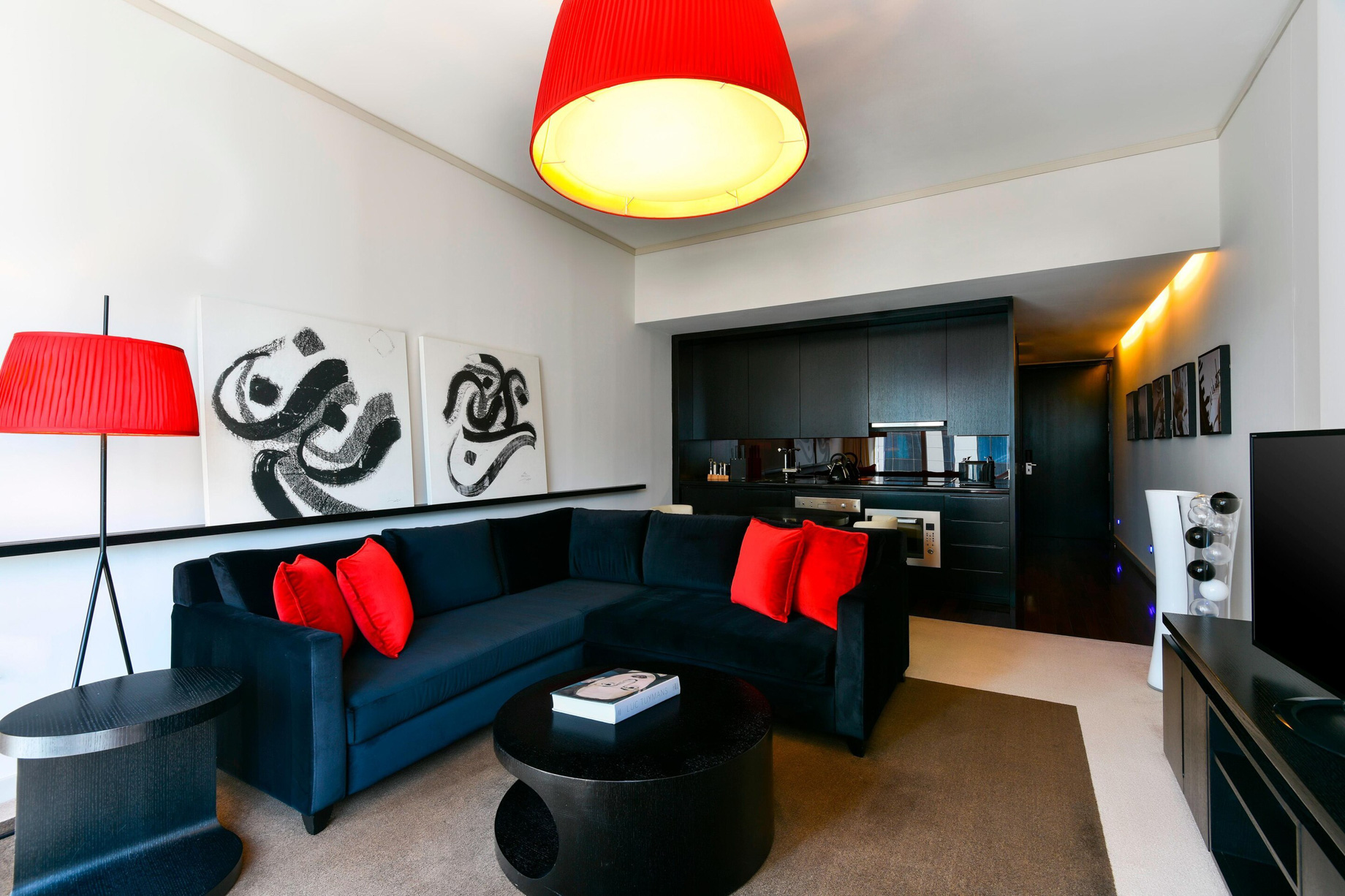 W Doha Hotel – Doha, Qatar – Warm Residences Living Room