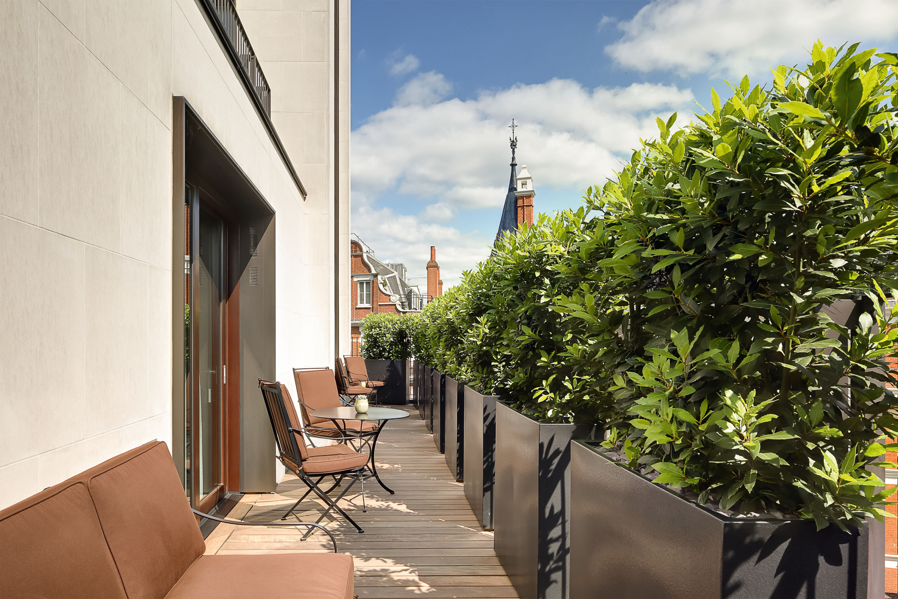 Bvlgari Hotel London – Knightsbridge, London, UK – Exterior Deck Terrace