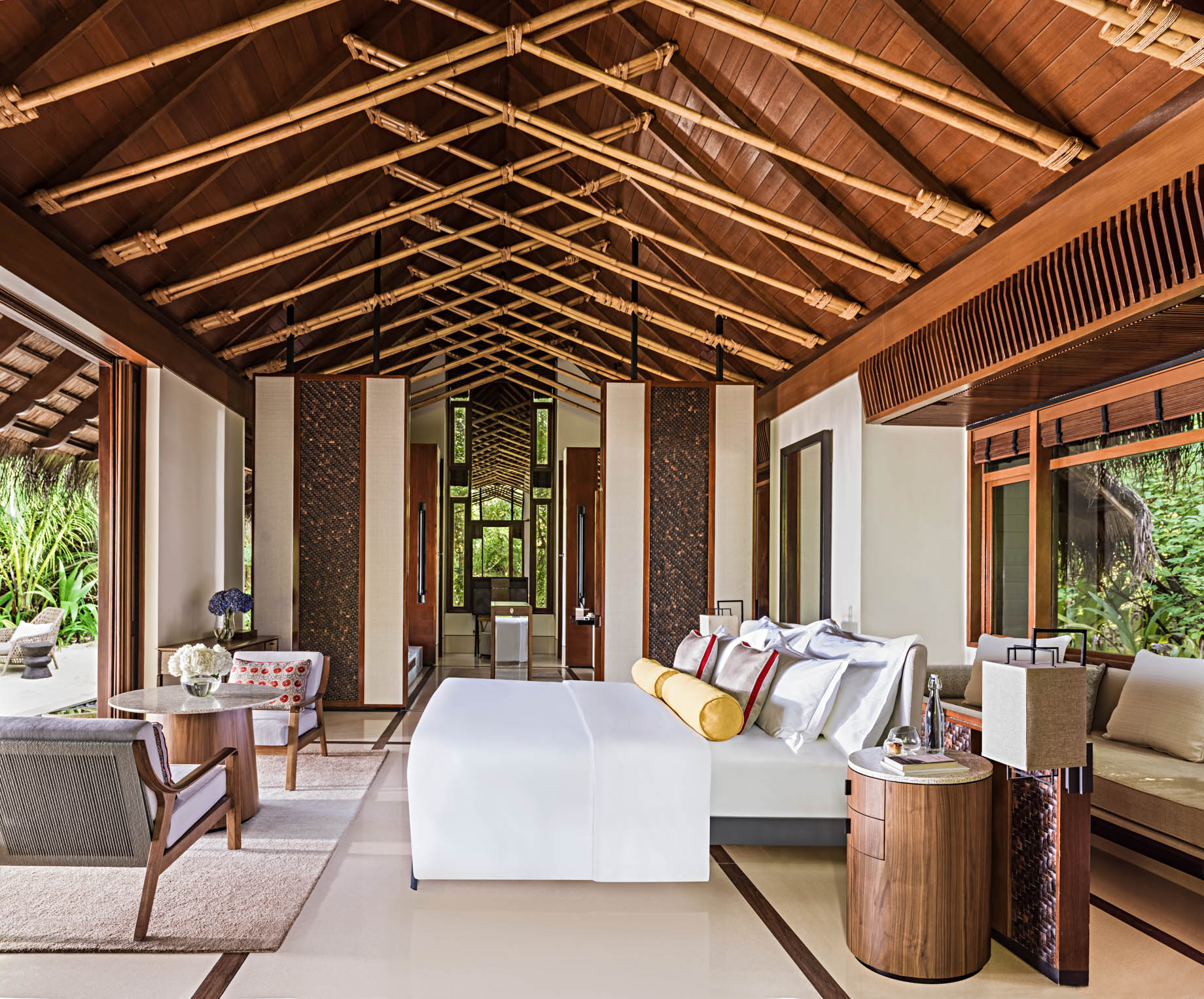 One&Only Reethi Rah Resort – North Male Atoll, Maldives – Grand Beach Villa Master Bedroom
