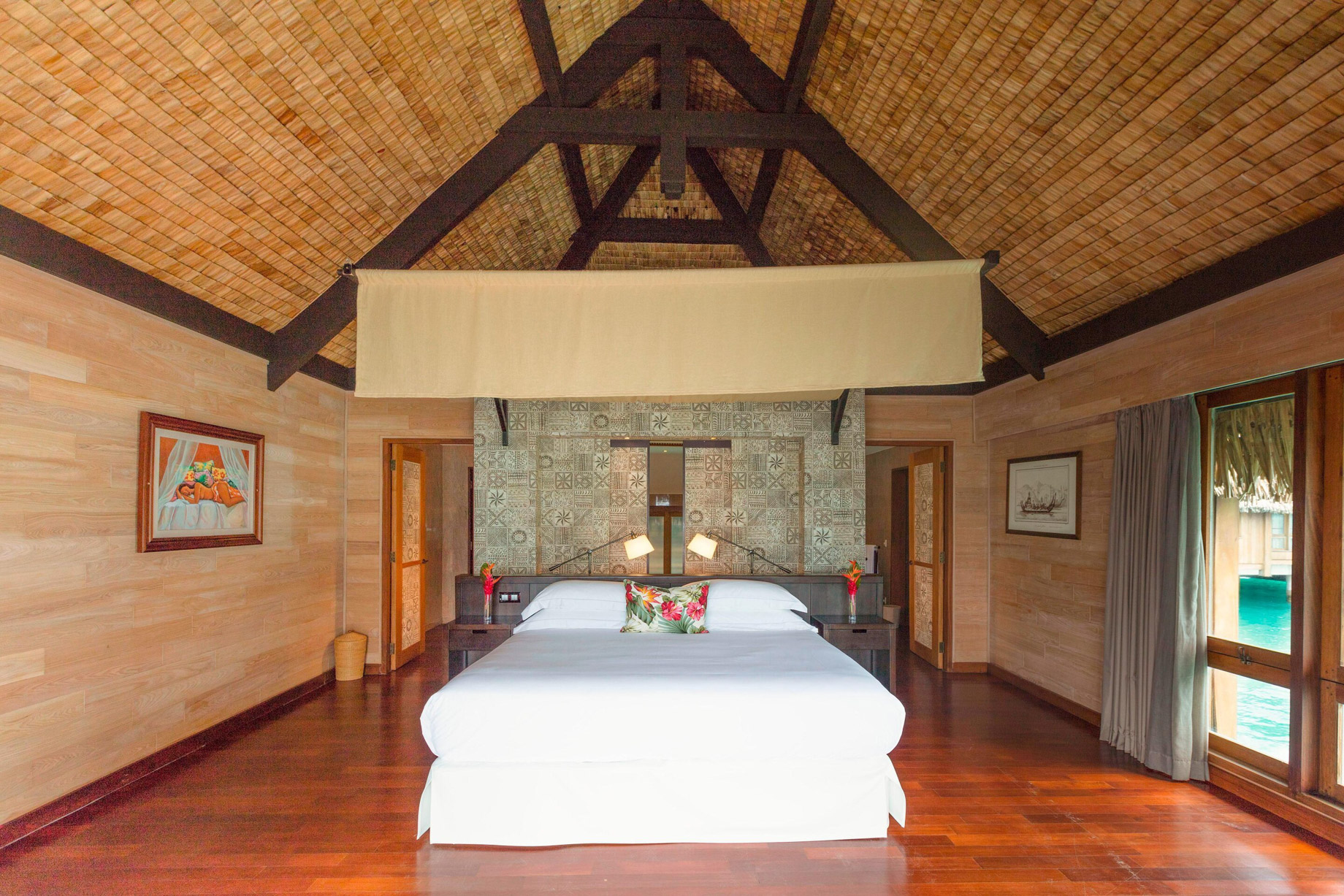 The St. Regis Bora Bora Resort – Bora Bora, French Polynesia – Premier Otemanu King Overwater Villa With Whirlpool Bedroom
