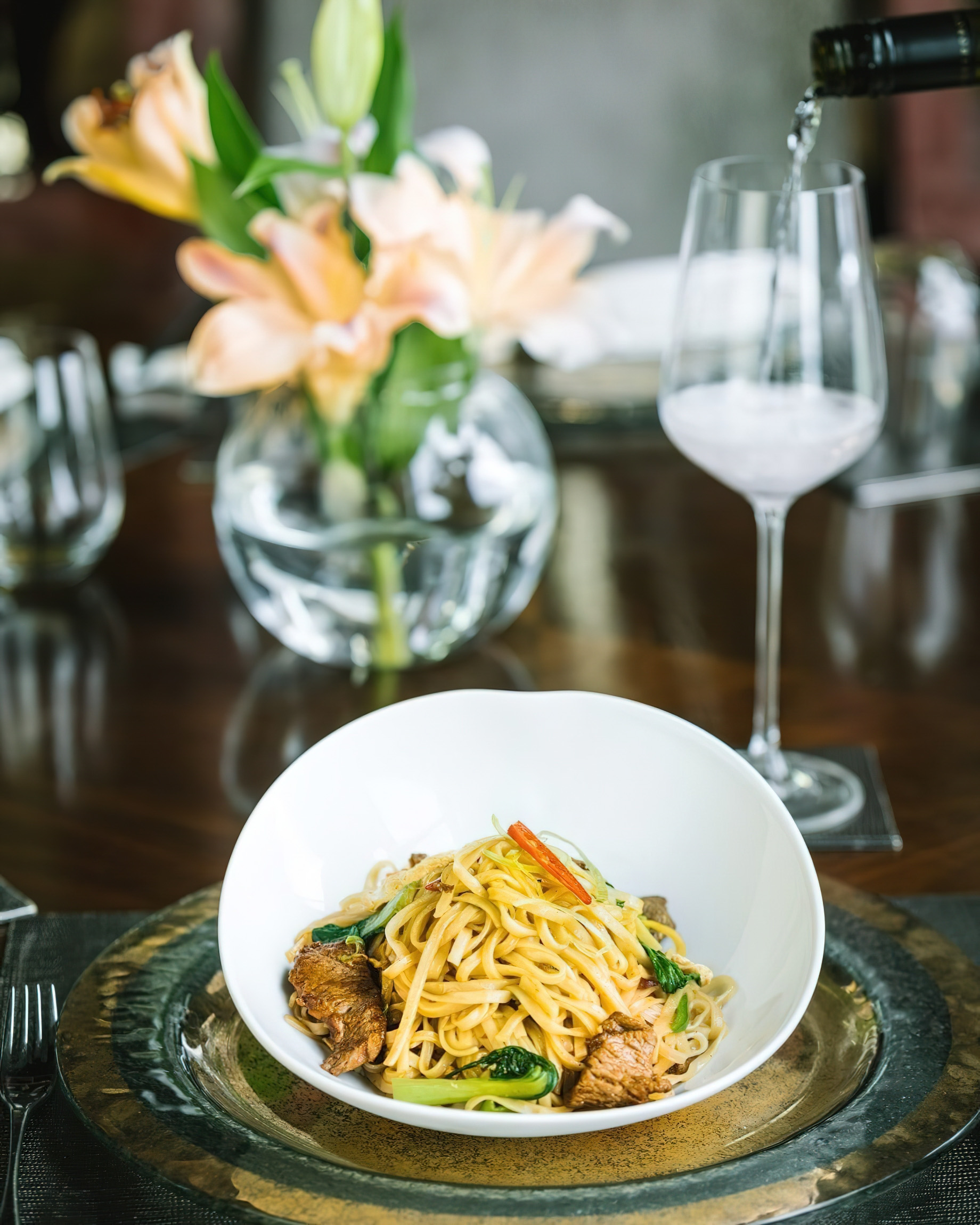 The St. Regis Mumbai Hotel – Mumbai, India – Wok Fried Lamb Rice Noodles