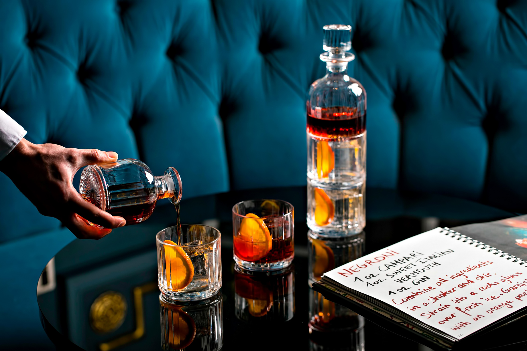 The St. Regis Rome Hotel – Rome, Italy – Lumen, Cocktails and Cuisine Negroni 100 Cocktail