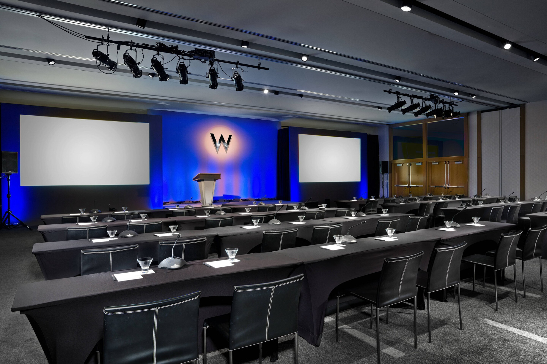 W Dallas Victory Hotel – Dallas, TX, USA – Great Room Classroom Setup