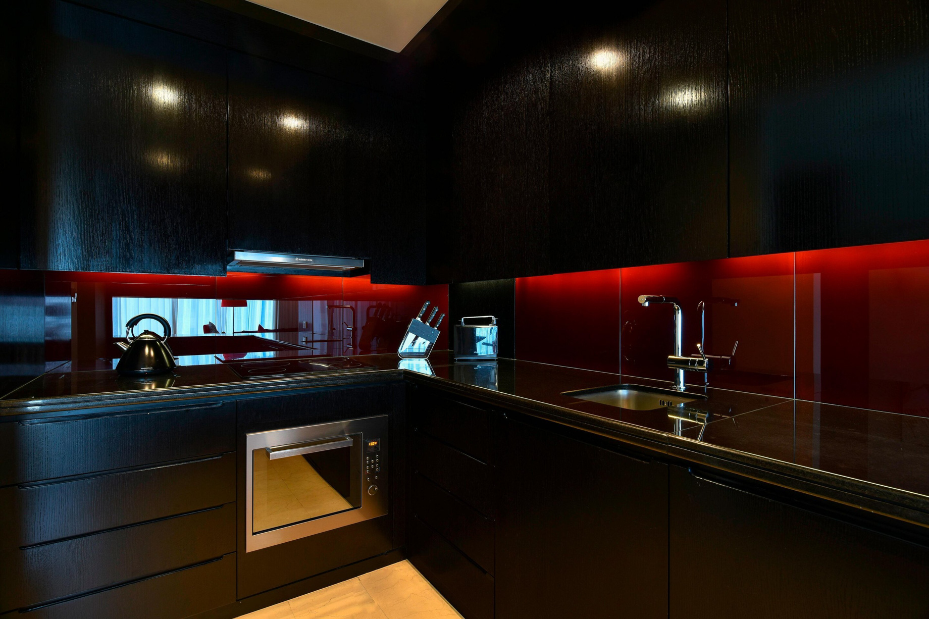 W Doha Hotel - Doha, Qatar - Witty Residence Kitchen