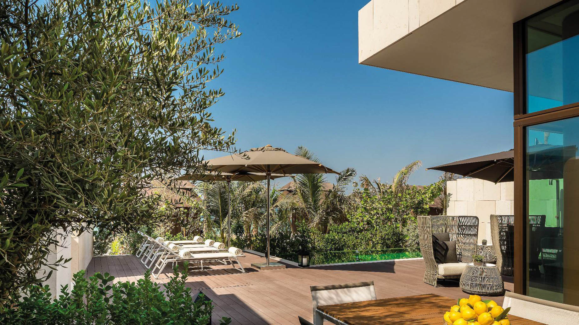 Bvlgari Resort Dubai – Jumeira Bay Island, Dubai, UAE – Exterior Deck