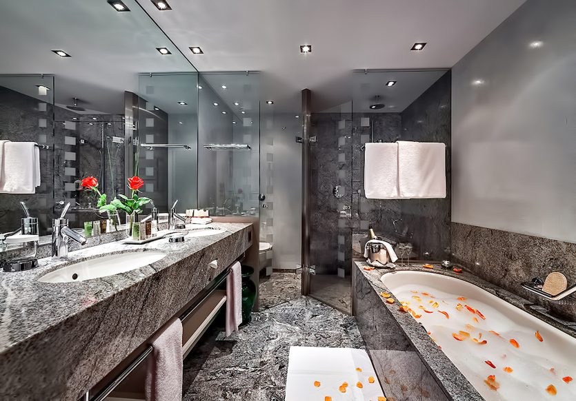 Tschuggen Grand Hotel - Arosa, Switzerland - Deluxe Bathroom