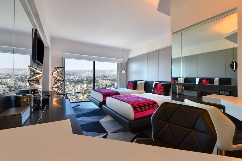 W Amman Hotel - Amman, Jordan - Wonderful Guest Room Double Bedroom