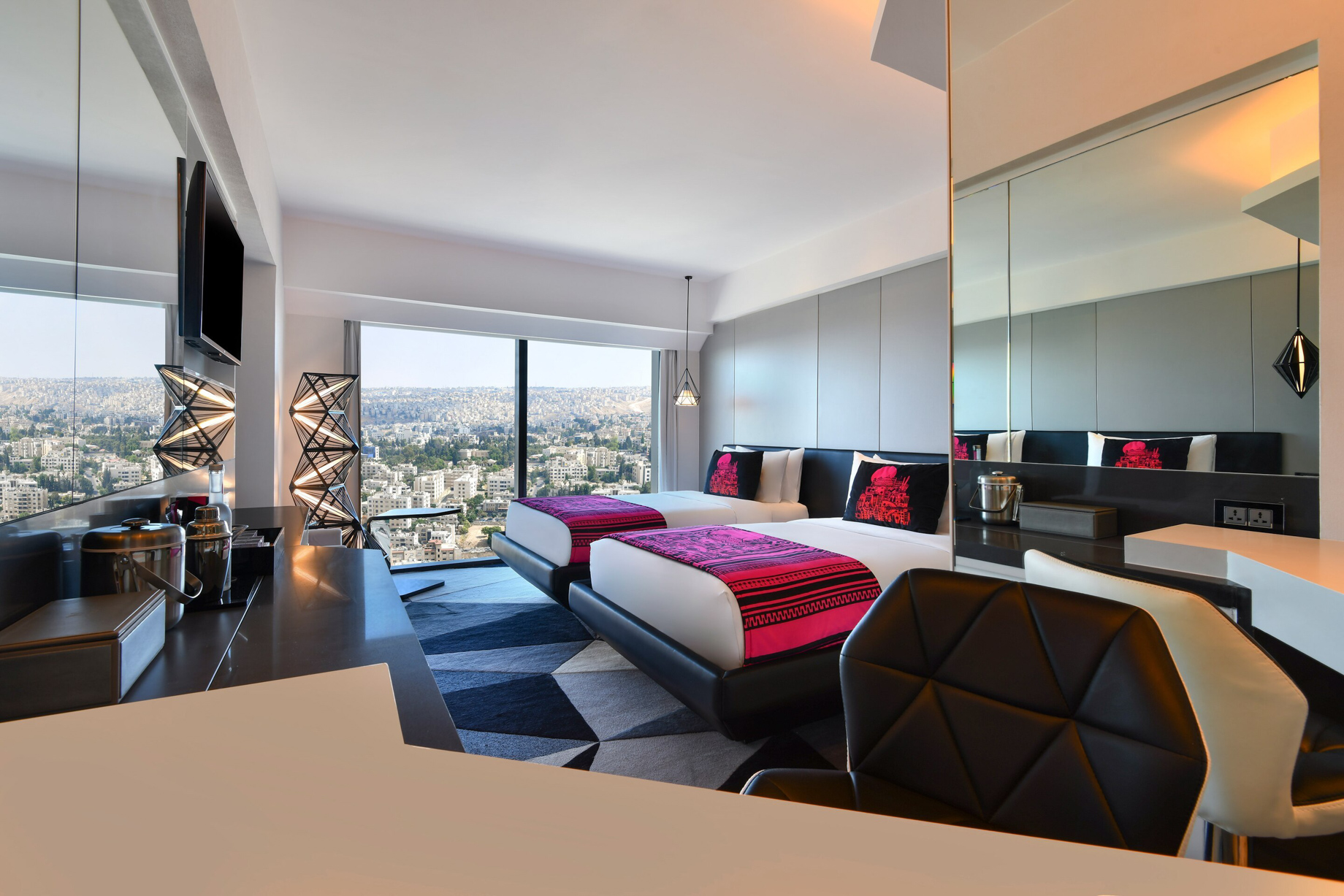 W Amman Hotel – Amman, Jordan – Wonderful Guest Room Double Bedroom