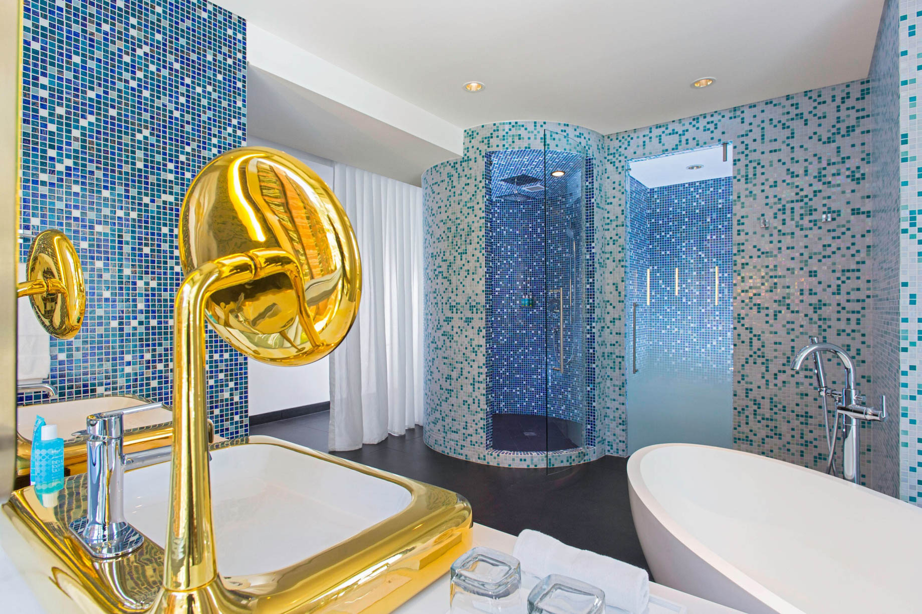 W Bogota Hotel - Bogota, Colombia - Wow King Suite Bathroom Shower