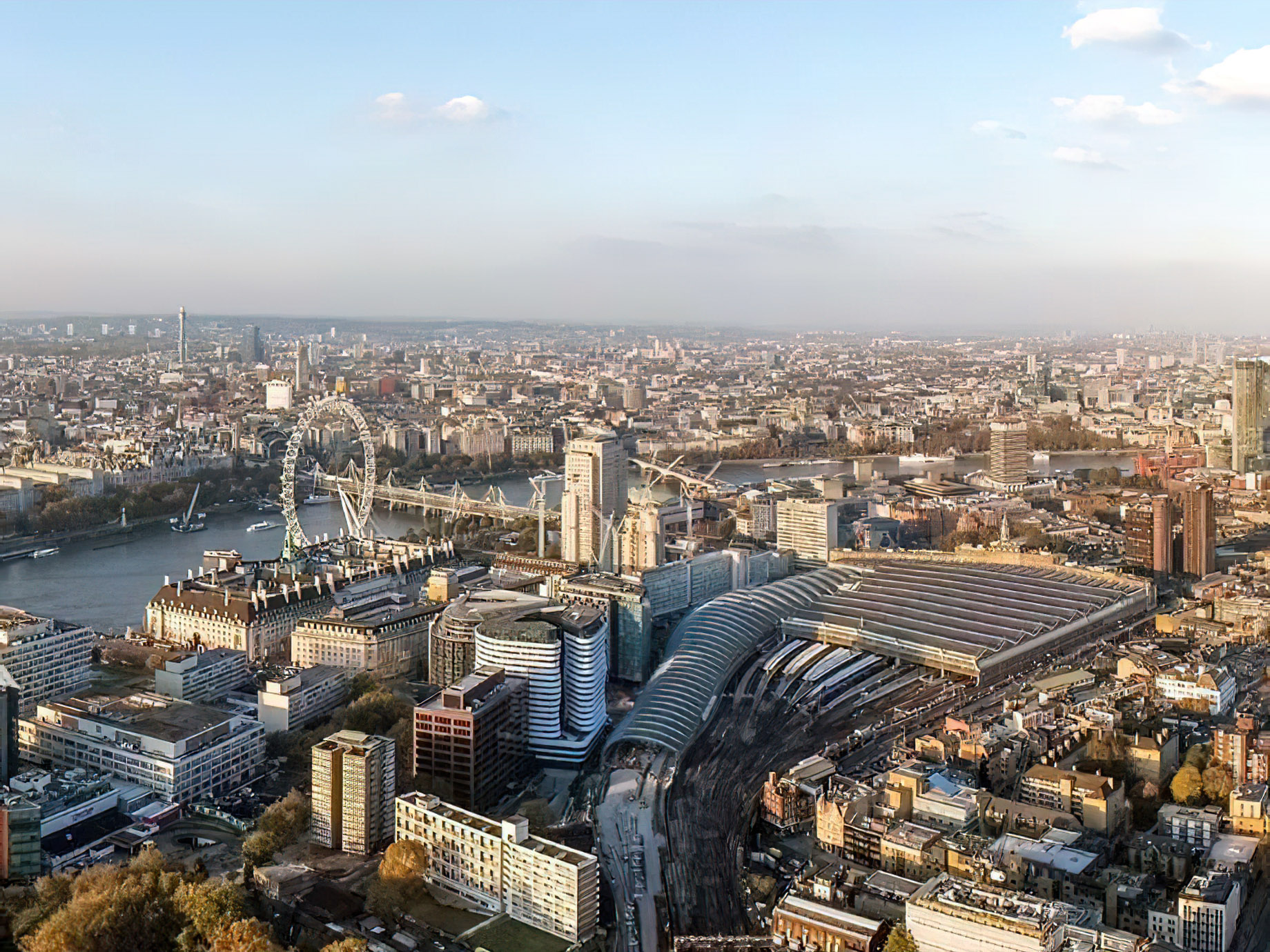 Bvlgari Hotel London – Knightsbridge, London, UK – London City Aerial View