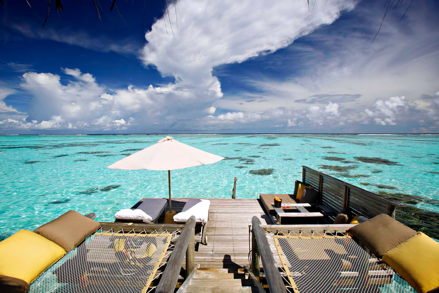 Gili Lankanfushi Resort – North Male Atoll, Maldives – Overwater Villa Deck Ocean View