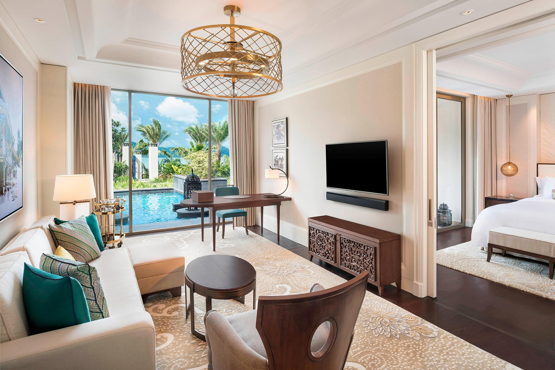 The St. Regis Langkawi Resort – Langkawi, Malaysia – St. Regis Pool Suite Living Room