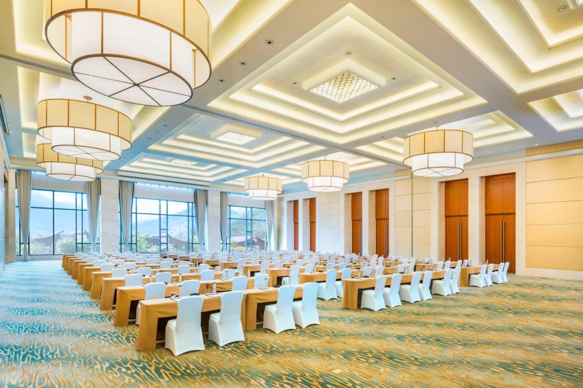 The St. Regis Sanya Yalong Bay Resort - Hainan, China - Astor Ballroom Tables
