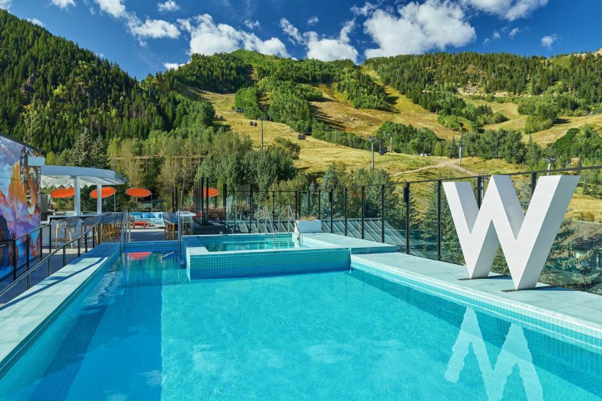 W Aspen Hotel - Aspen, CO, USA - WET Deck Pool