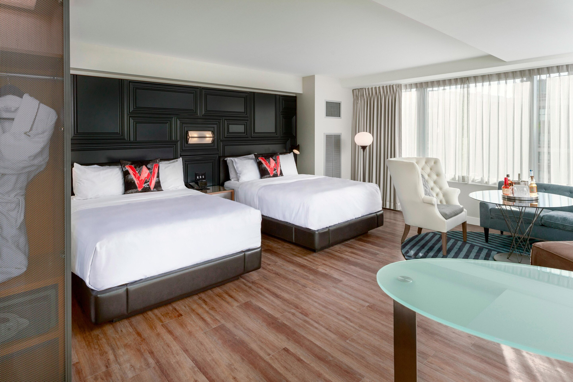 W Boston Hotel – Boston, MA, USA – Mega Guest Room Interior