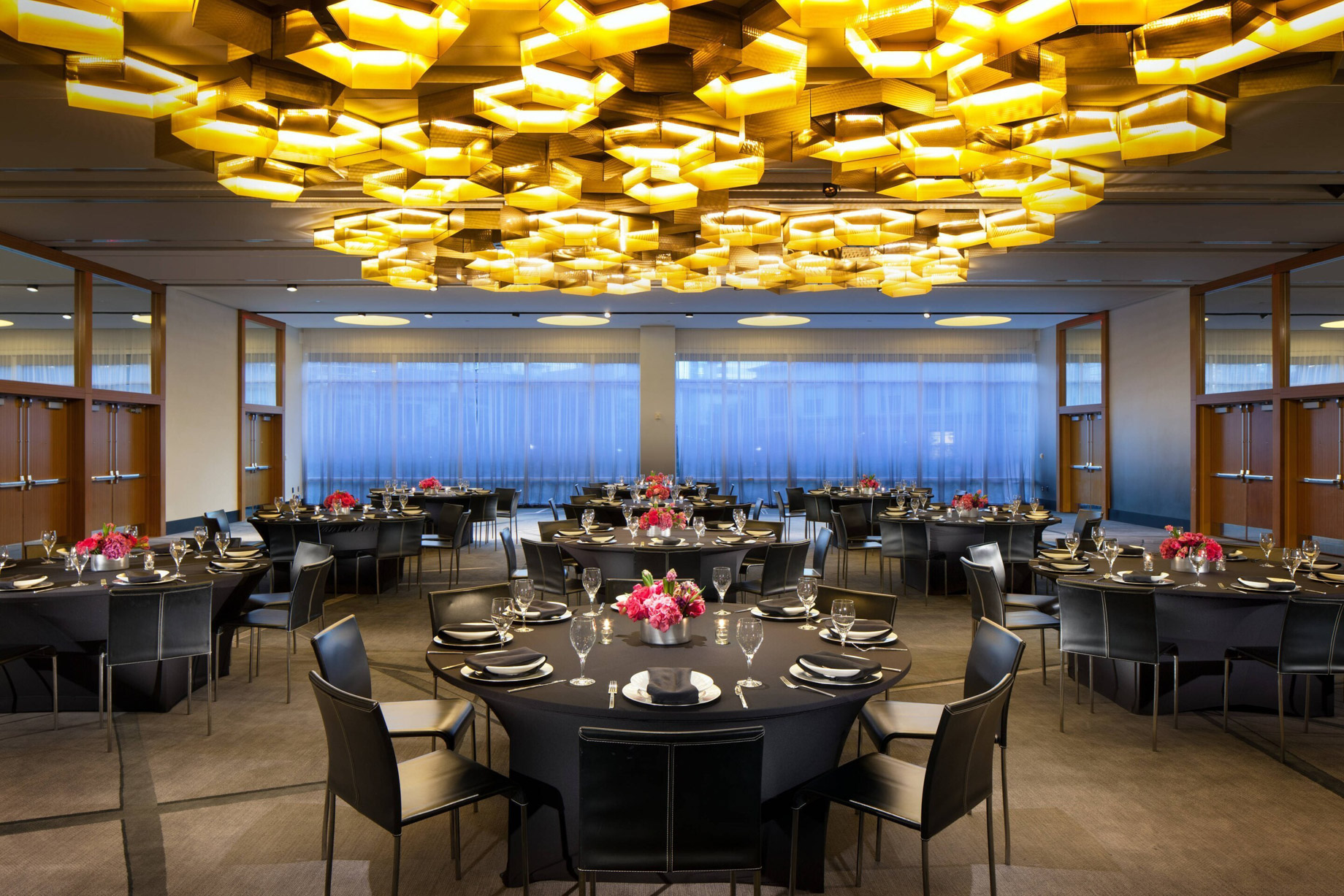 W Dallas Victory Hotel – Dallas, TX, USA – The Great Room Banquet Setup