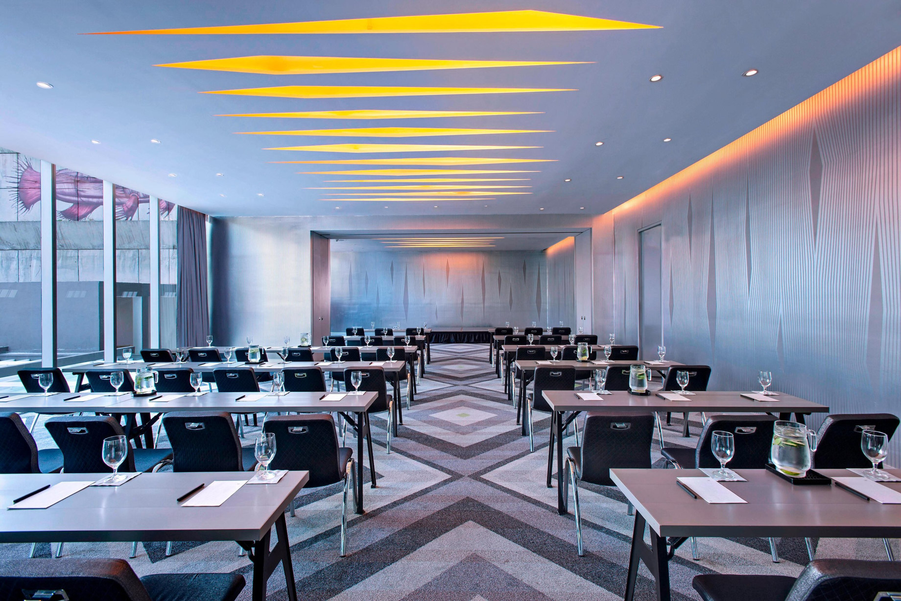 W Mexico City Hotel – Polanco, Mexico City, Mexico – Great Room Meeting Setup