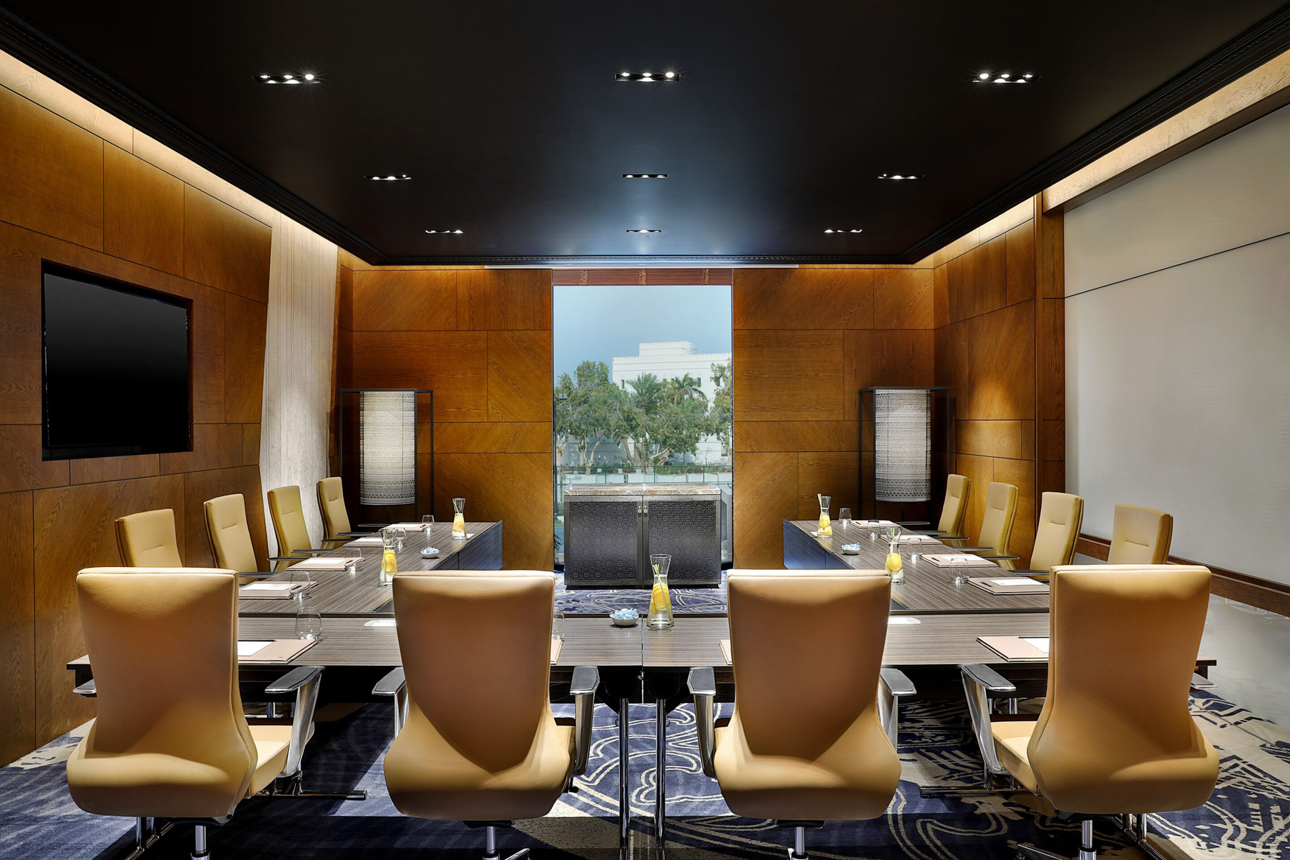 W Muscat Resort - Muscat, Oman - Meeting Room U Shape Setup