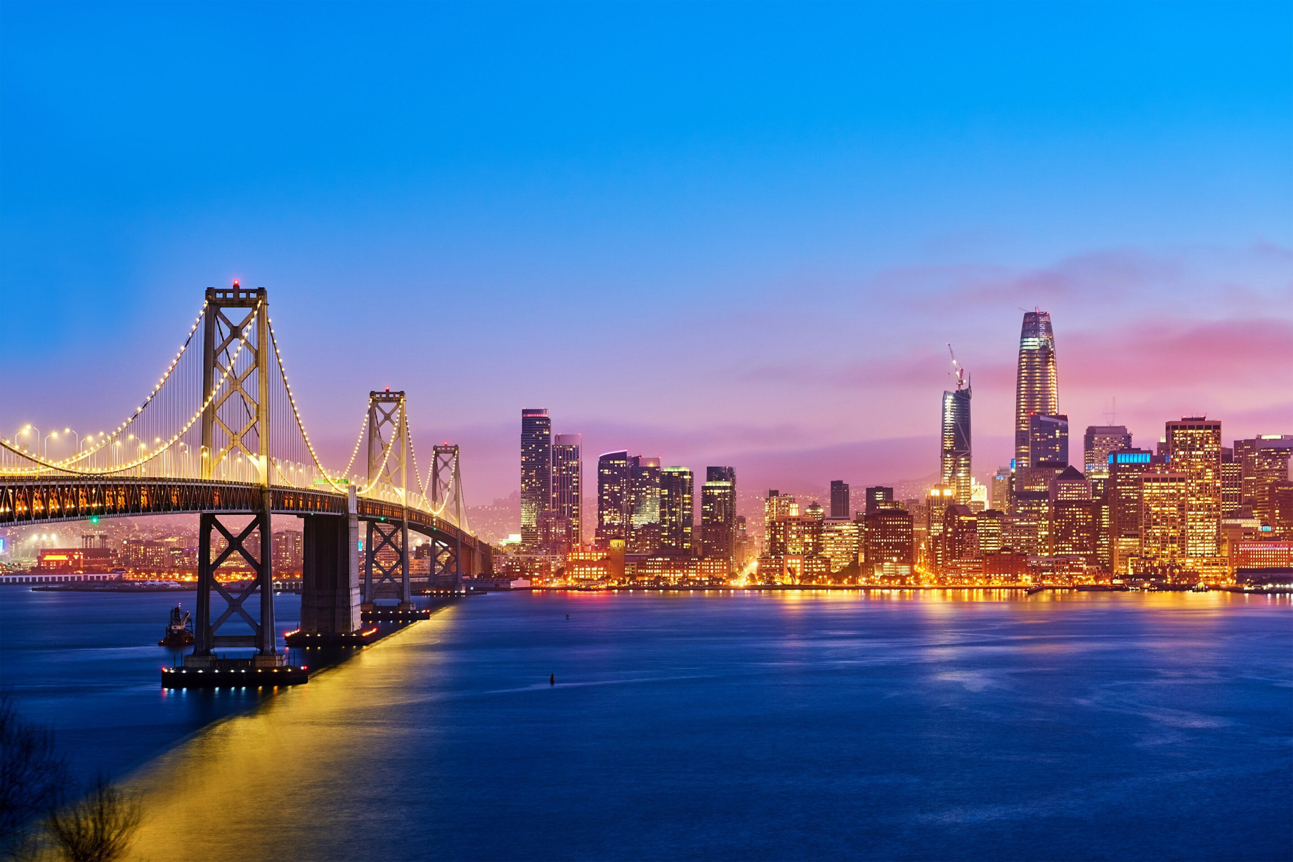 W San Francisco Hotel – San Francisco, CA, USA – San Francisco Skyline Night