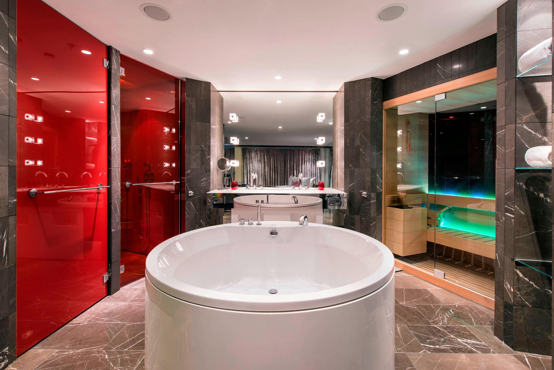 W Verbier Hotel – Verbier, Switzerland – E WOW Suite Bathroom