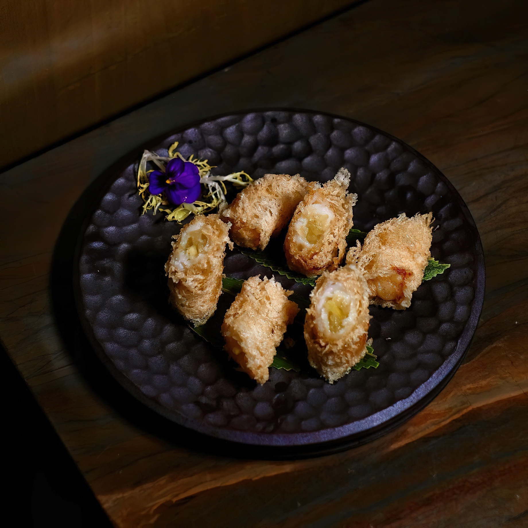 The St. Regis Hong Kong Hotel - Wan Chai, Hong Kong - Deep Fried Cod Fish Roll with Green Apple