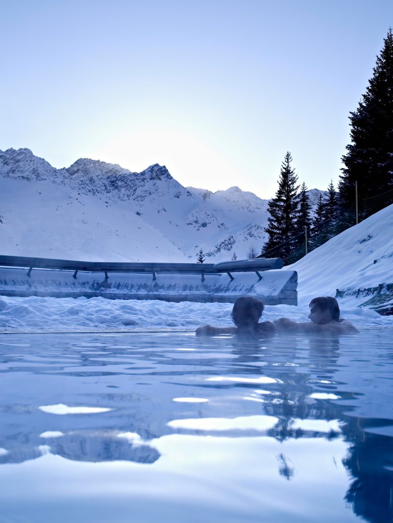 Tschuggen Grand Hotel - Arosa, Switzerland - Winter Exterior Pool