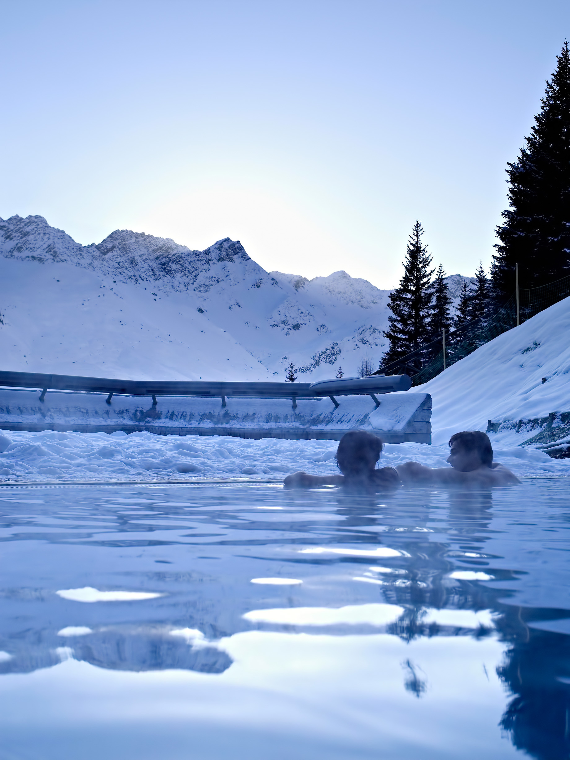 Tschuggen Grand Hotel – Arosa, Switzerland – Winter Exterior Pool