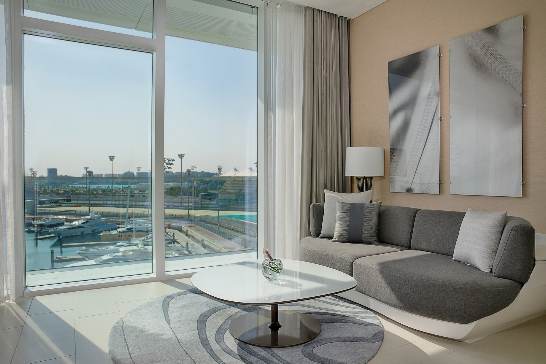 W Abu Dhabi Yas Island Hotel – Abu Dhabi, UAE – Spectacular Guest Room View