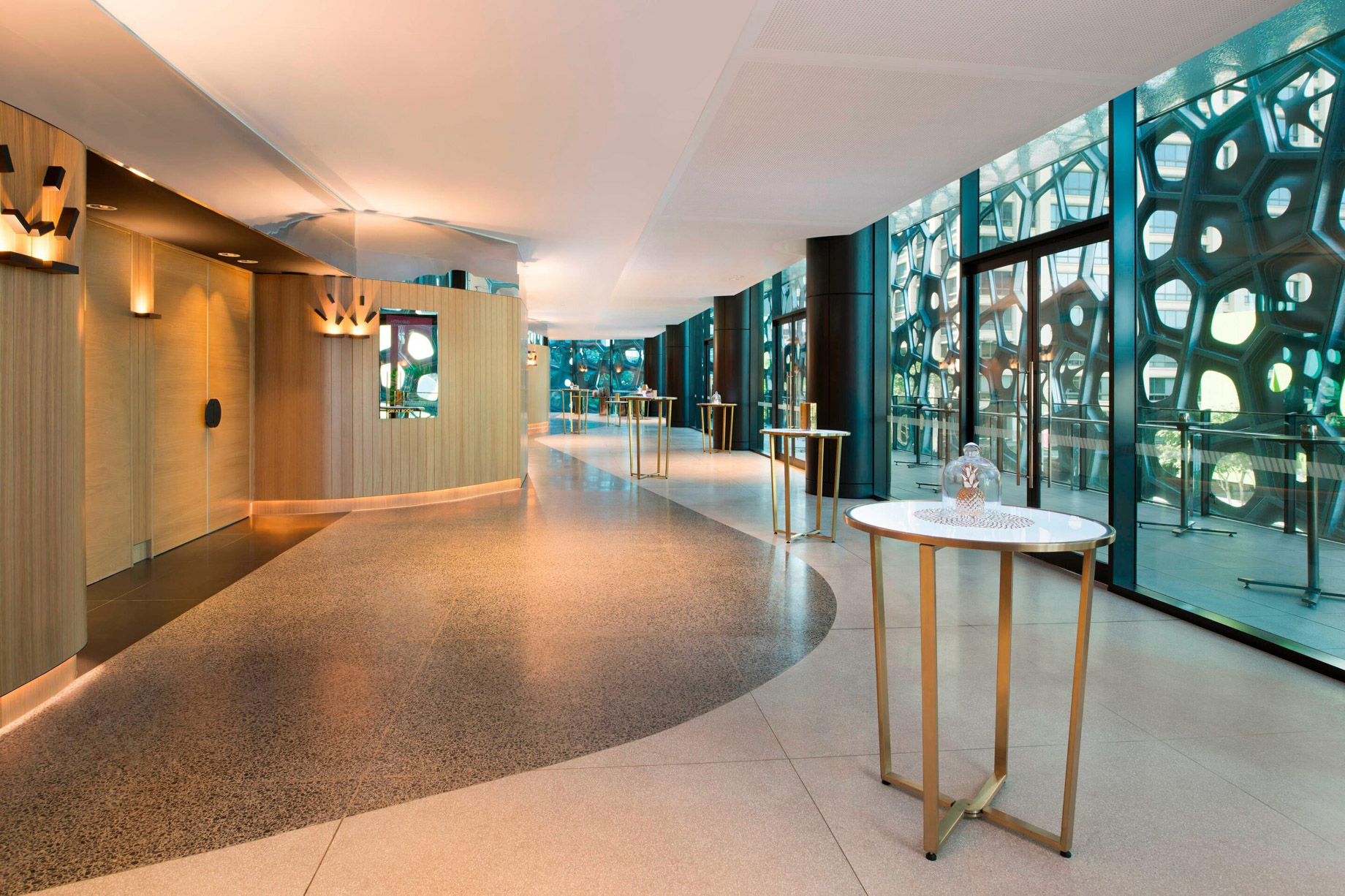 W Brisbane Hotel – Brisbane, Australia – Great Room Terrace Inside Day