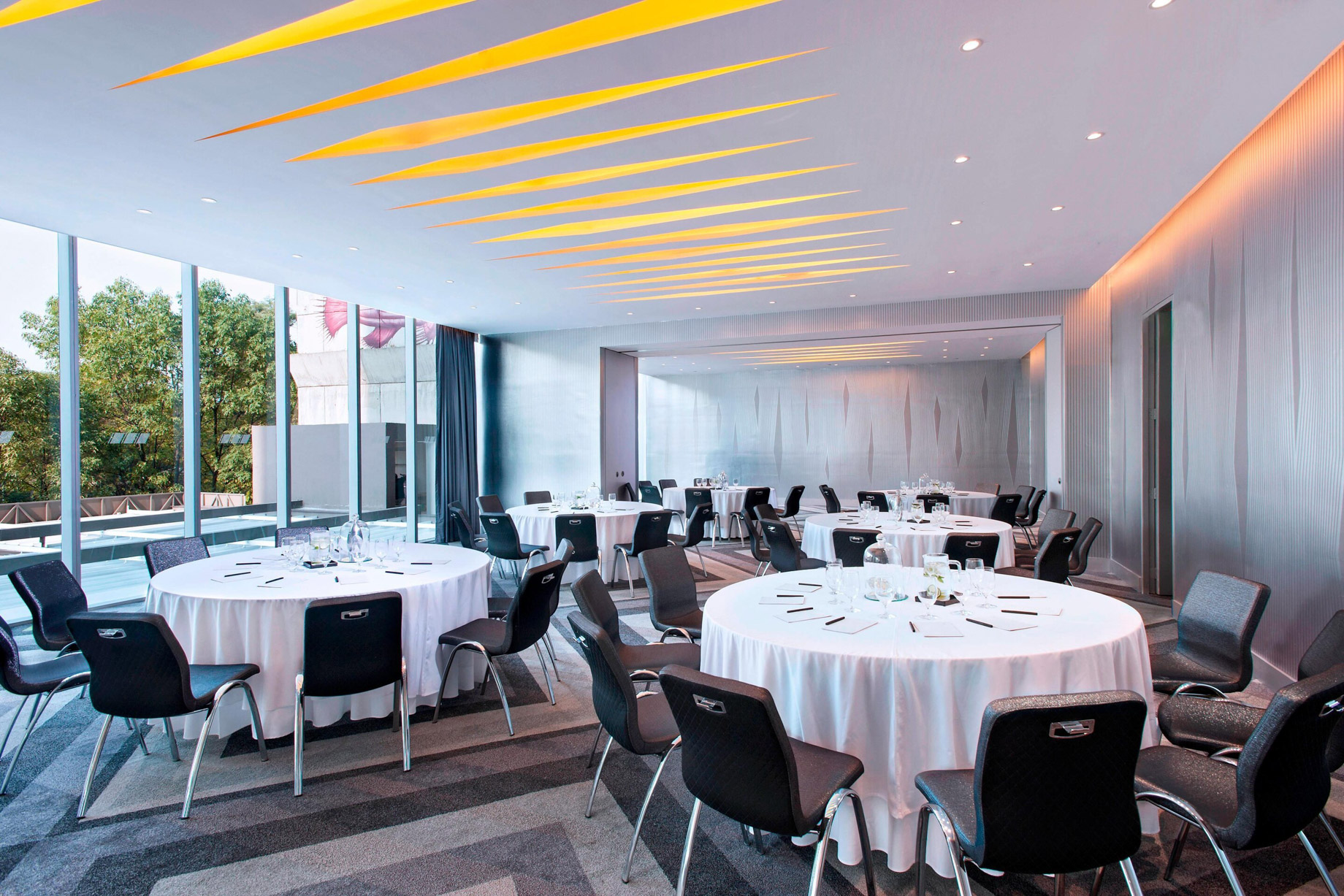 W Mexico City Hotel - Polanco, Mexico City, Mexico - Great Room Round Table Setup