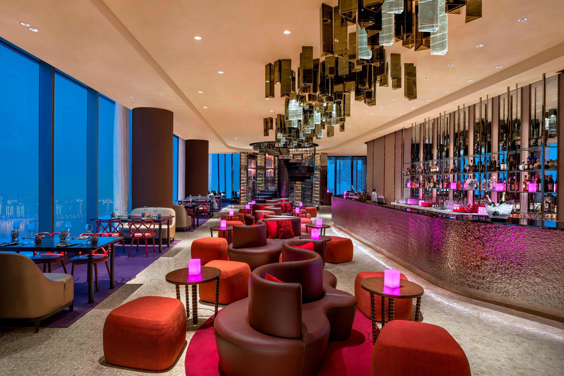 W Suzhou Hotel - Suzhou, China - TORO LOCO Main Dining Area Decor