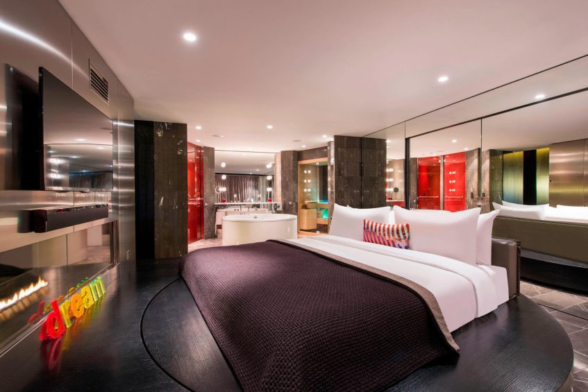W Verbier Hotel - Verbier, Switzerland - E WOW Suite Bedroom Style