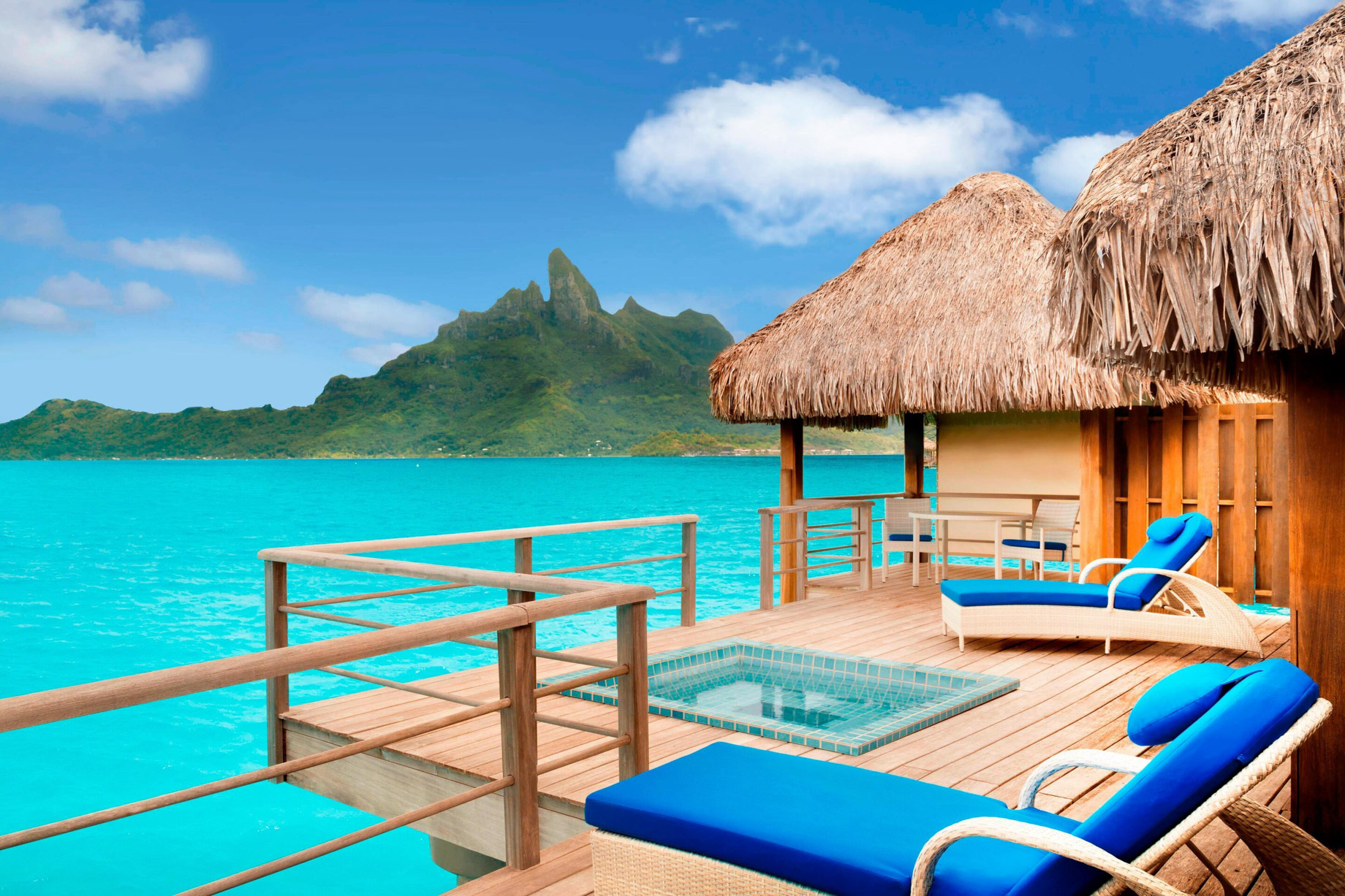 The St. Regis Bora Bora Resort – Bora Bora, French Polynesia – Premier Overwater Otemanu Villa with Whirlpool