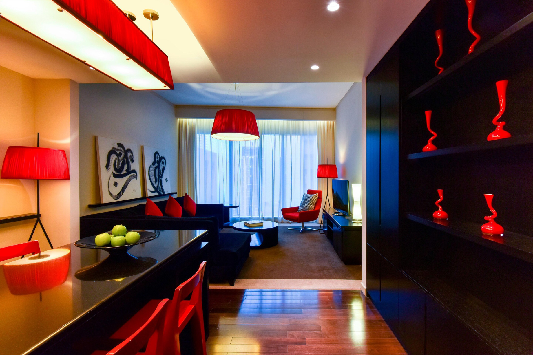 W Doha Hotel – Doha, Qatar – Wonderful Residence Living Room Decor