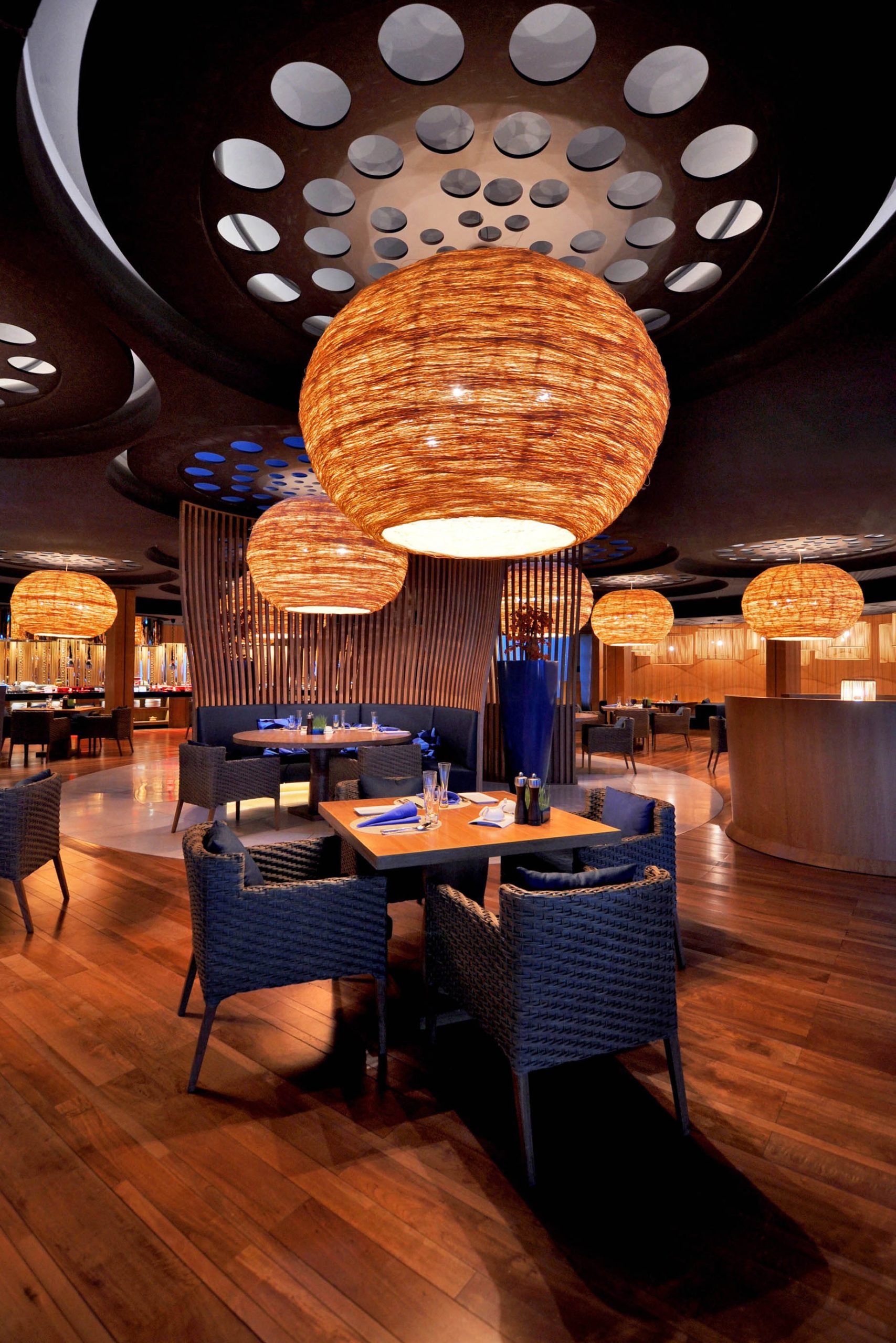 W Koh Samui Resort – Thailand – The Kitchen Table Restaurant at Night