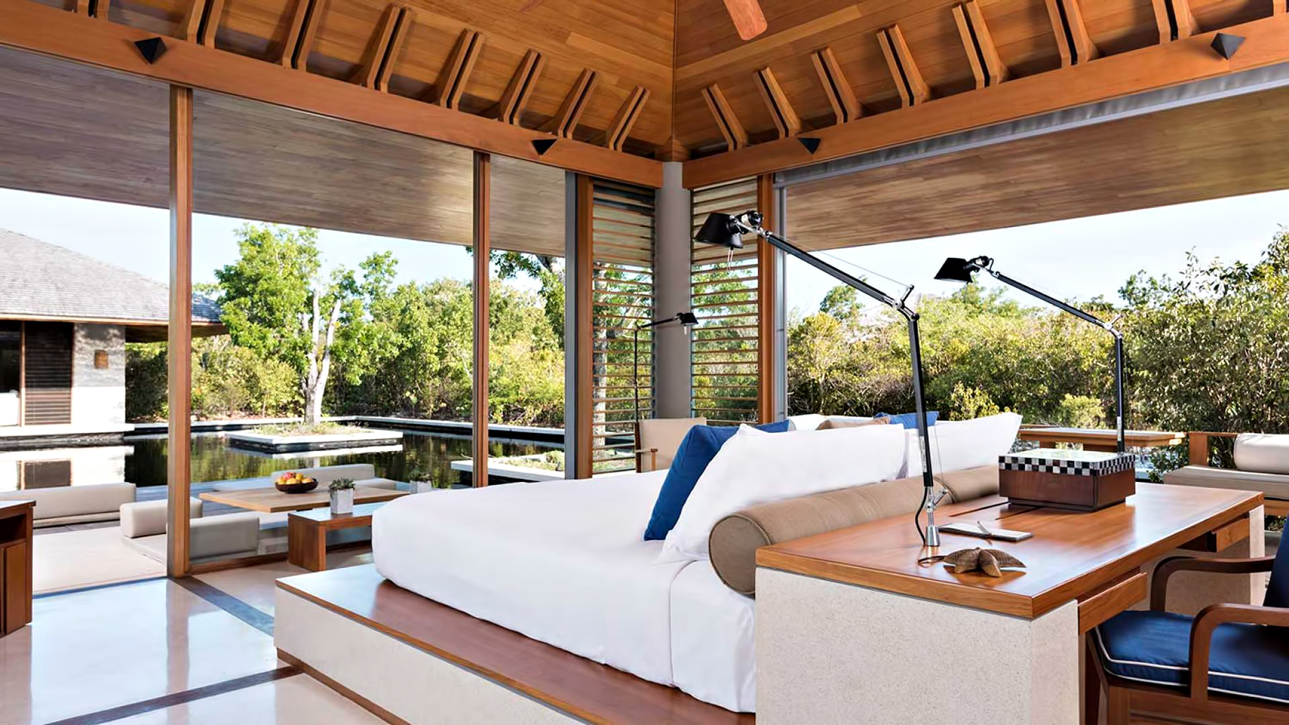 Amanyara Resort – Providenciales, Turks and Caicos Islands – 4 Bedroom Tranquility Villa Bedroom View