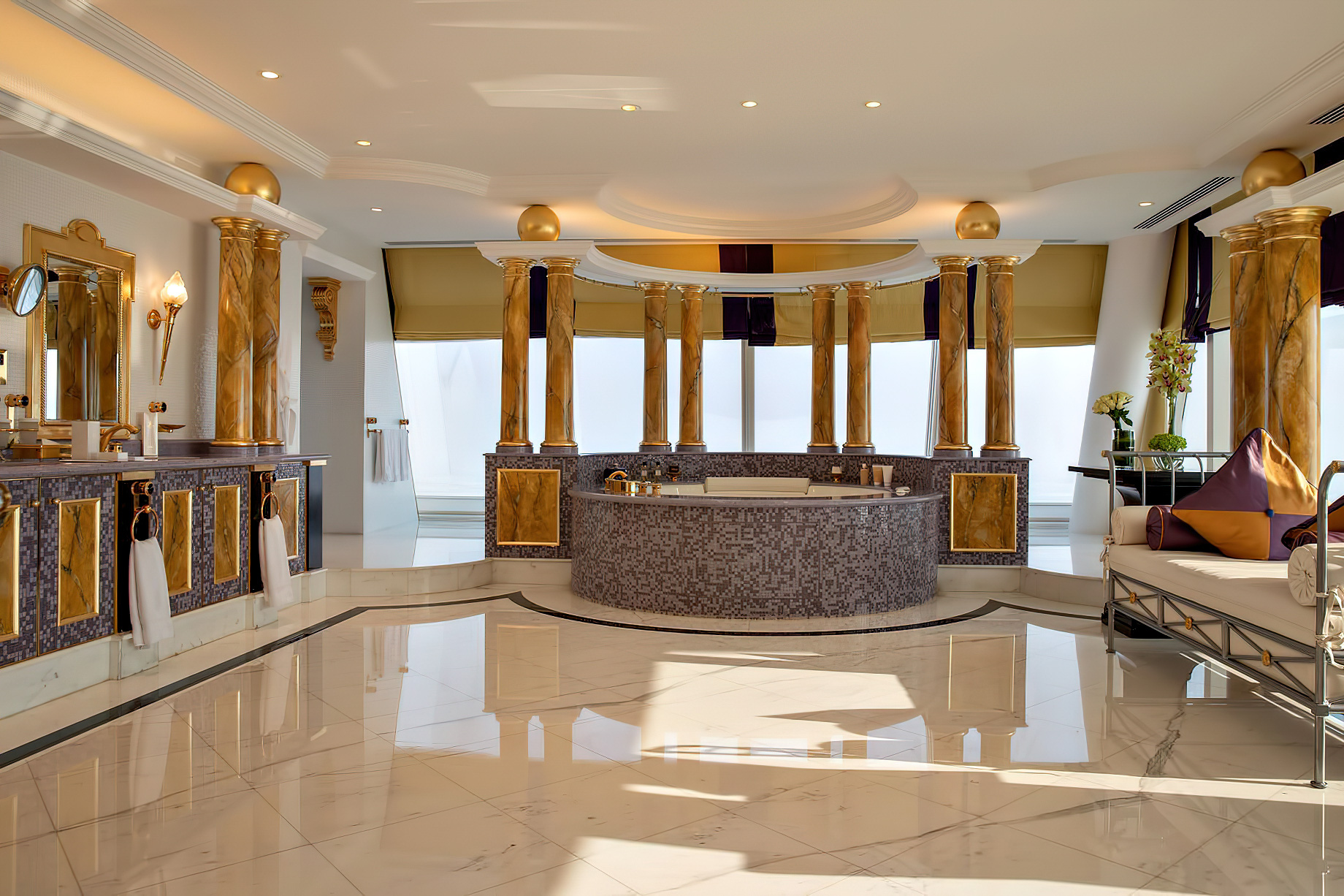 Burj Al Arab Jumeirah Hotel – Dubai, UAE – Presidential Suite Bathroom