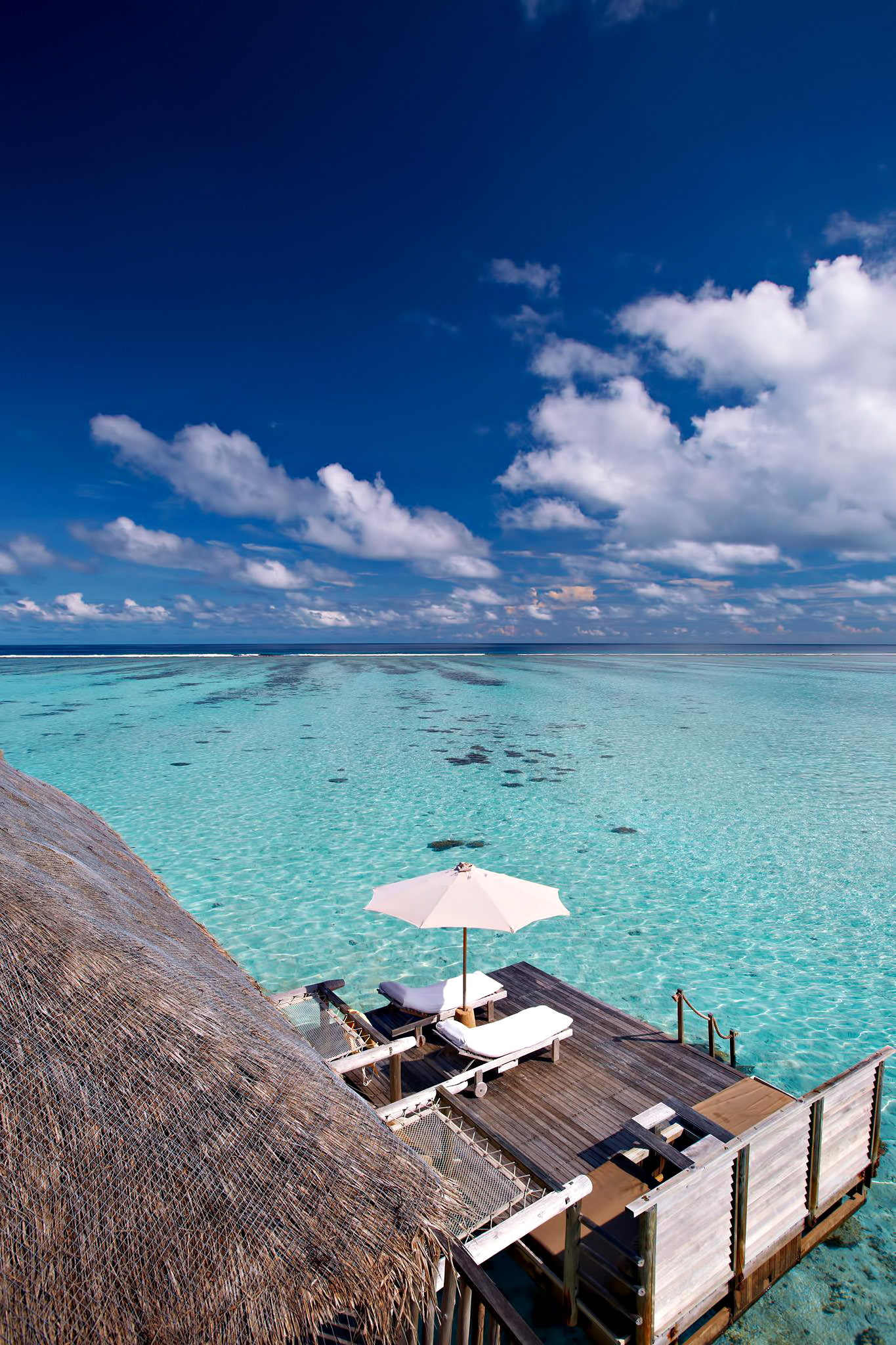 Gili Lankanfushi Resort – North Male Atoll, Maldives – Overwater Villa Deck Ocean View