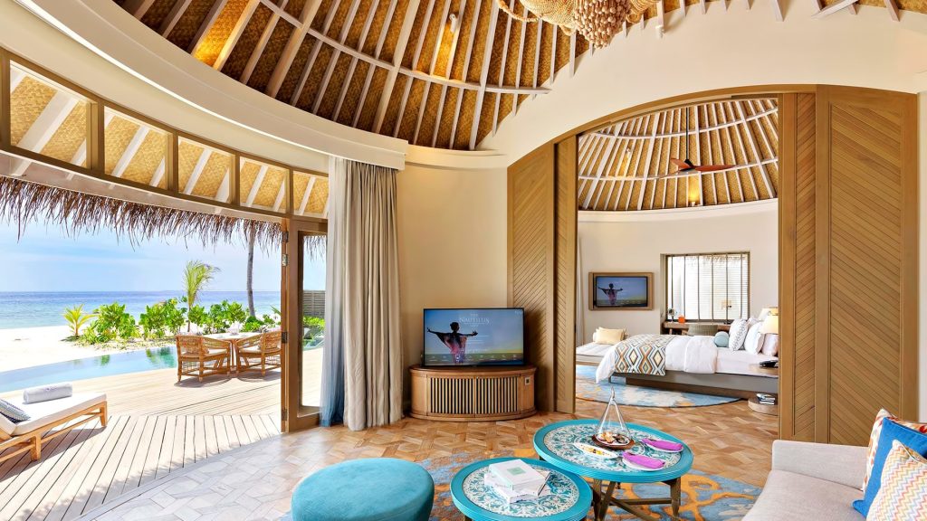 The Nautilus Maldives Resort - Thiladhoo Island, Maldives - Beach House Living Room
