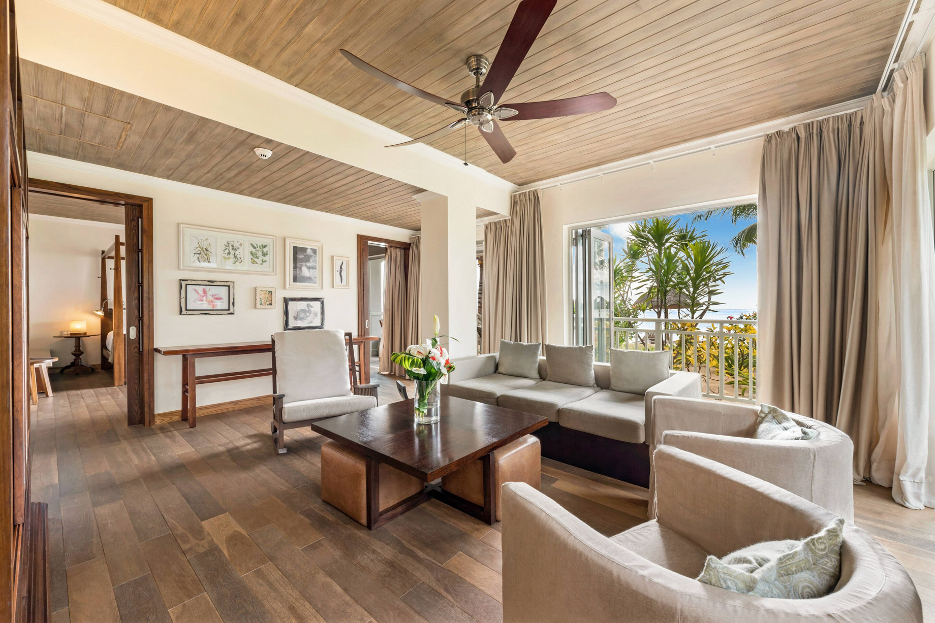 JW Marriott Mauritius Resort – Mauritius – Beachfront Access Suite Living Room