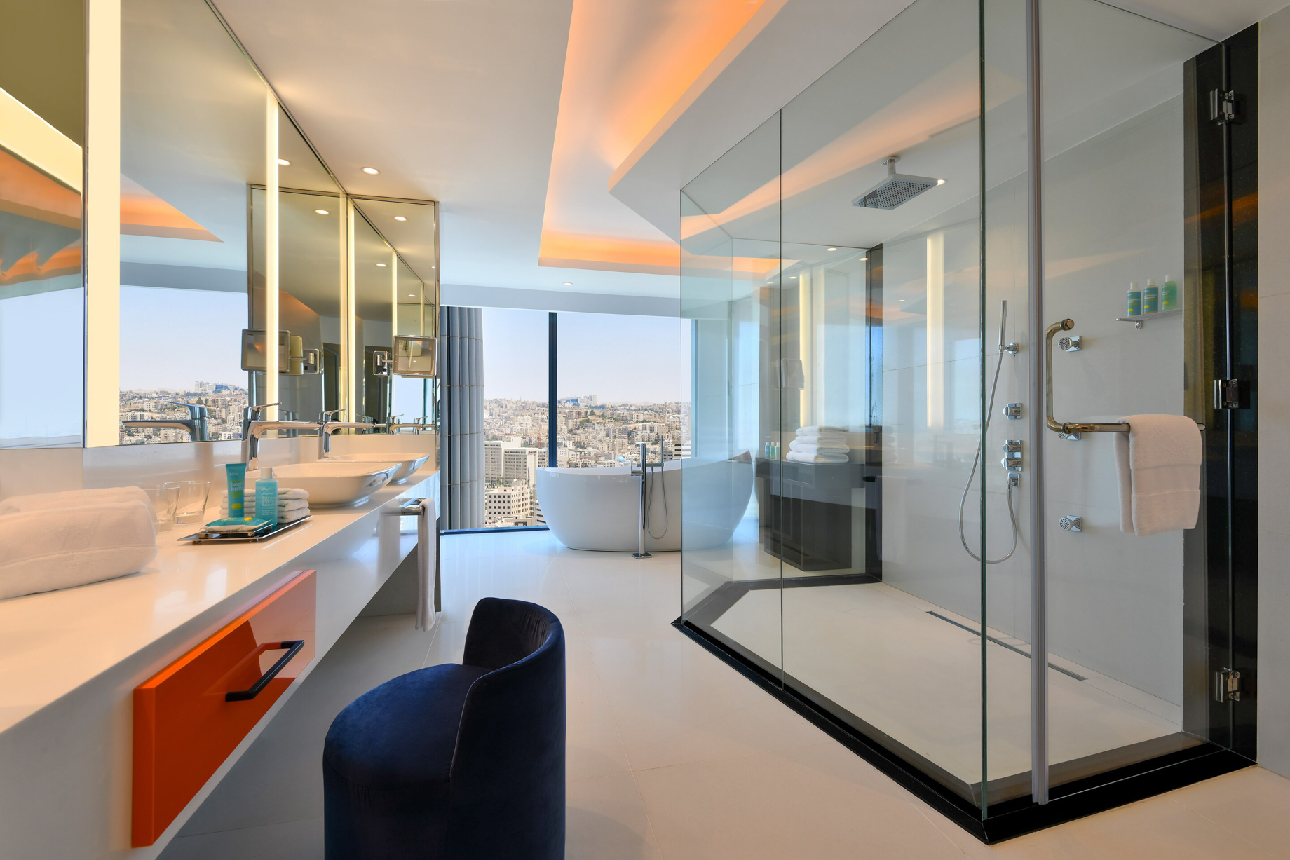 W Amman Hotel – Amman, Jordan – WOW Suite Bathroom