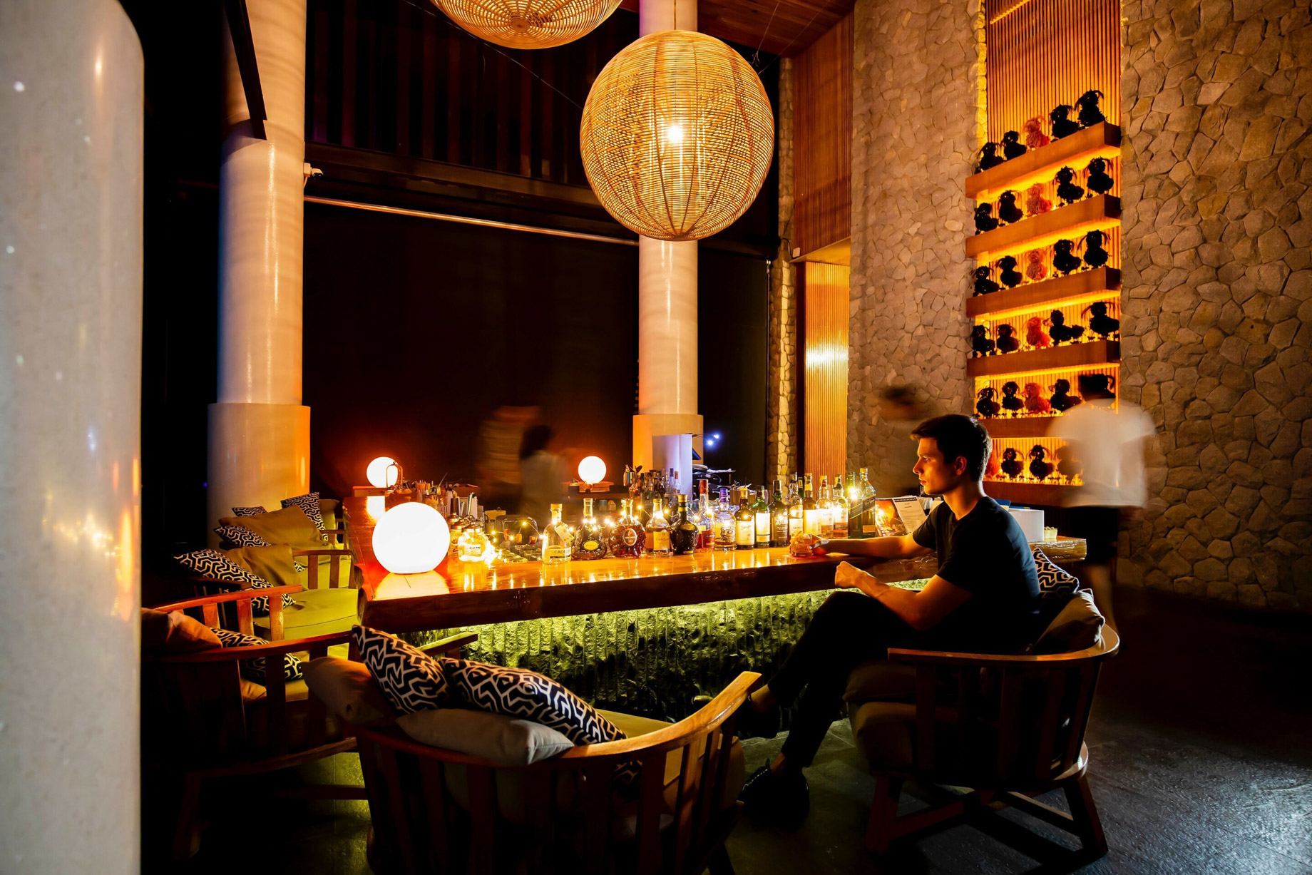 W Koh Samui Resort – Thailand – WOOBAR at Night