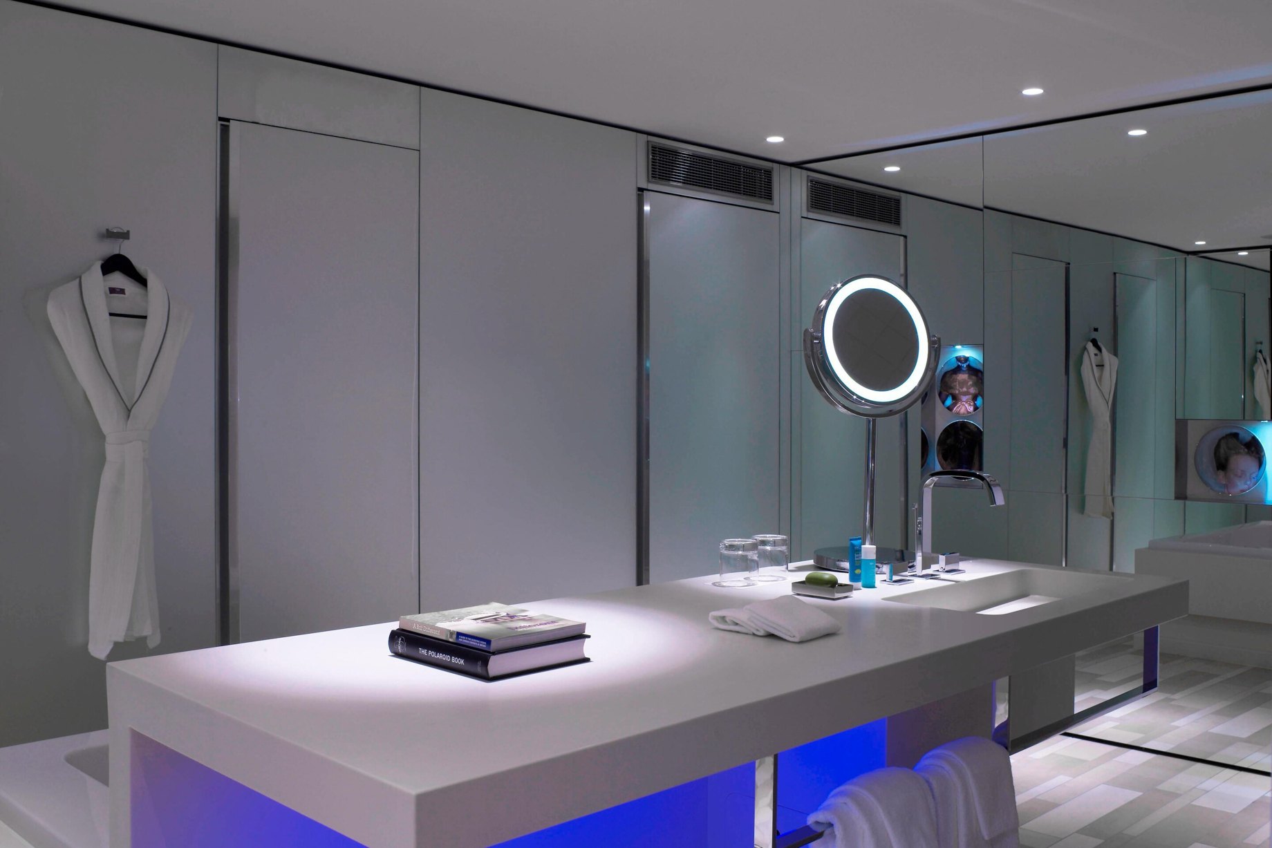 W London Hotel – London, United Kingdom – Suite Bathroom Vanity Mirror